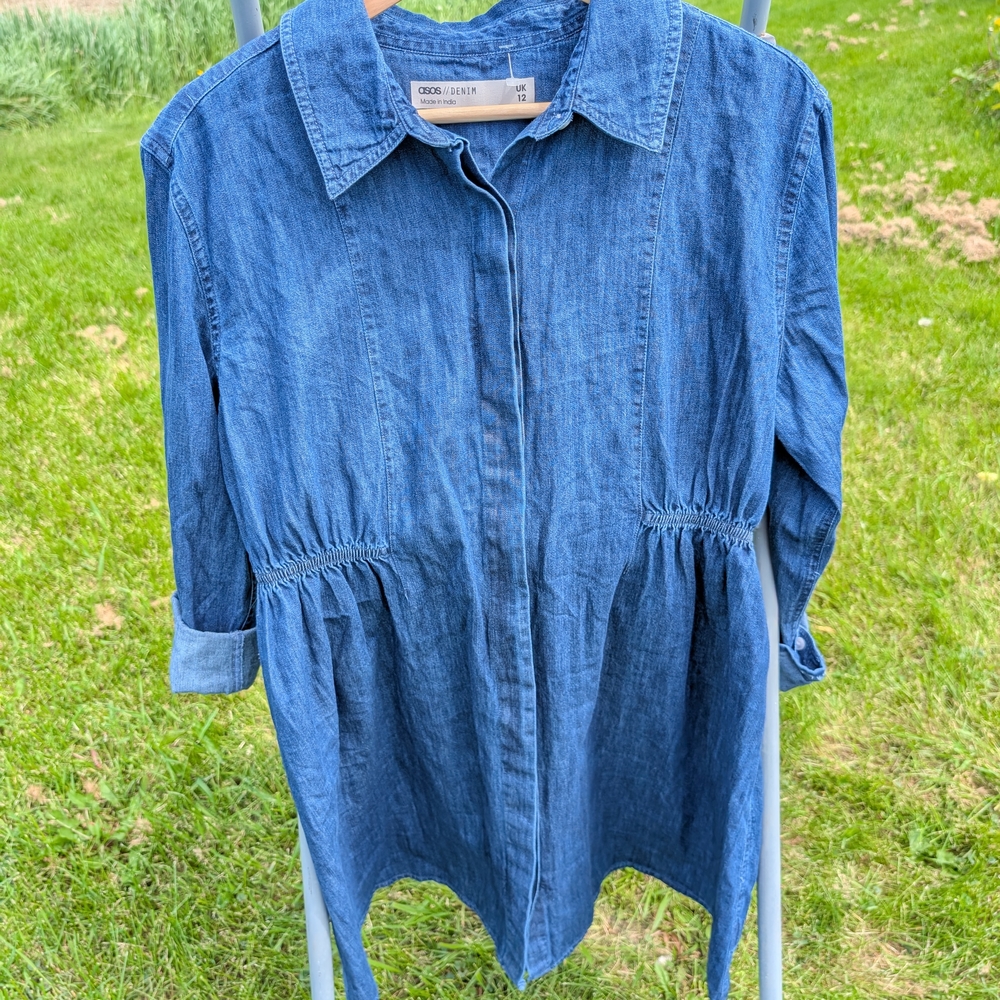 2/30$ ASOS Blue Denim Mini Dress